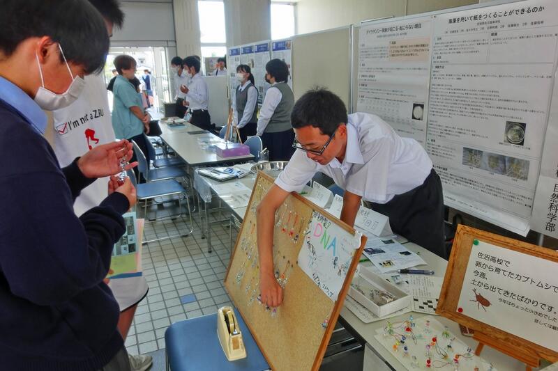 自然科学部の展示発表